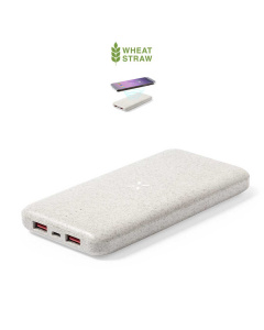Enceinte publicitaire 8000 mAh en Paille de Blé