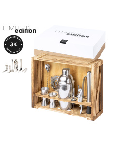 Set à Cocktail personnalisable dans coffret en bois