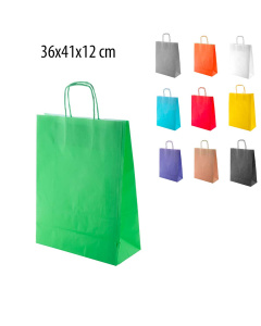 Sac en papier publicitaire avec logo