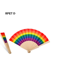 Éventail arc-en-ciel à personnaliser