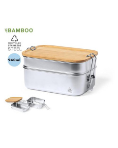 Lunch box publicitaire en acier recyclé