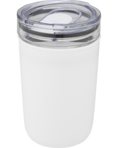 Gobelet en verre 420 ml avec paroi extérieure en plastique recyclé