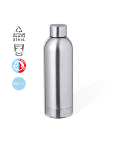 Gourde isotherme de 500 ml en acier inoxydable recyclé
