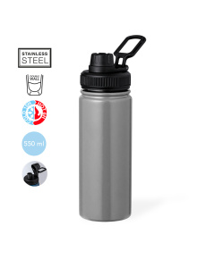Gourde isotherme 550ml avec poignée de transport