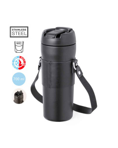 Gourde thermique 700ml avec bandoulière