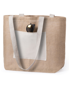 Grand Cabas personnalisé en jute | 48 x 35 x 15 cm | 152gr