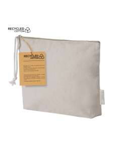 Grande trousse de toilette en coton recyclé