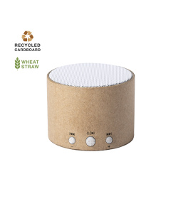 Enceinte publicitaire en carton recyclé