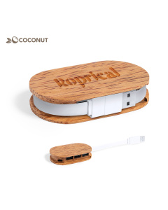 Hub usb publicitaire en coco