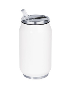Mug isotherme en acier en forme allongée