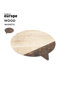 Magnet en bois personnalisable