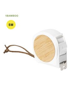 Mètre ruban publicitaire en bambou 5 mt