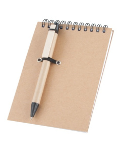 Mini bloc-notes à spirale avec stylo
