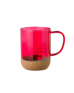 Mug en verre transparent coloré | 450ml