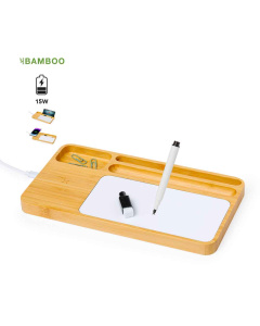 Organisateur de bureau avec chargeur et petit tableau de bord