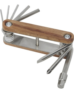 Outil 8 fonctions en bois pour vélo