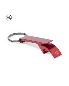 Décapsuleur porte-clés en aluminium recyclé