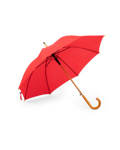 Parapluie 23” RPET, poignée en bois