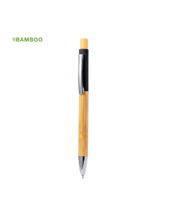Stylo bicolore et corps en bambou