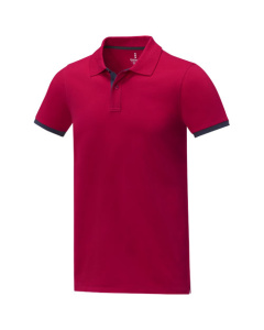 Polo bicolore manches courtes homme
