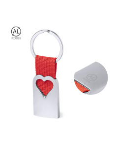 Porte-clés cœur personnalisable