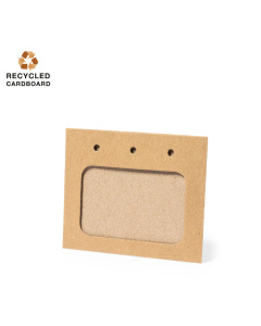 Porte-badge publicitaire en carton recyclé