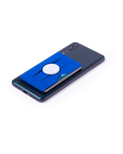 Porte-cartes publicitaire avec support smartphone