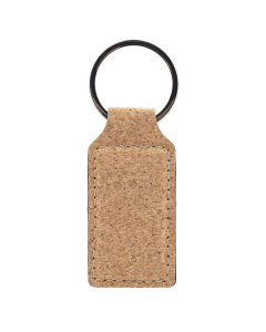 Porte-clés en liège rectangulaire