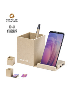Porte-crayons 4-en-1 publicitaire
