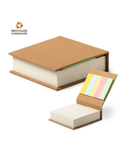 Bloc-notes adhésifs en carton recyclé