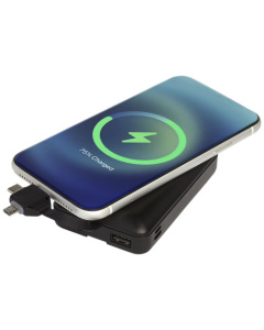 Batterie externe publicitaire 10,000 mAh avec câble 3-en-1
