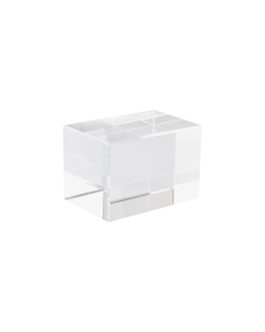 Cube en verre de bureau personnalisé