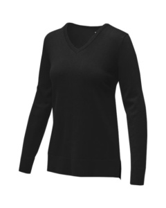 Pull publicitaire col en V pour femme