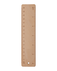 Règle promotionnelle en bois 15 cm