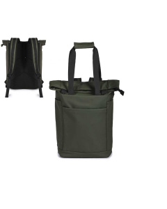 Sac à dos personnalisable polyvalent avec bretelles et poignée.