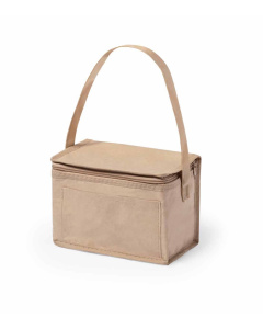 Sac isotherme zippé publicitaire en papier recyclé