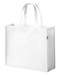 Sac cabas avec logo et soufflet recyclés
