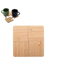 Sous-verres en forme de puzzle personnalisables