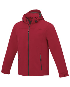 Veste Softshell publicitaire à capuche amovible homme