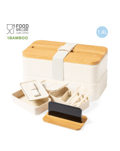 Sous-bock publicitaire en bambou