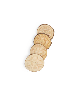 Set de 4 sous-verres en bois