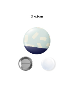Pin’s de 4,5 cm de diamètre