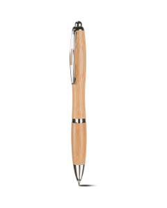 Stylo en métal et bambou avec logo