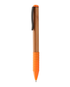 Stylo en bois avec grip gommé