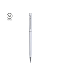 Stylo chic en aluminium recyclé avec logo
