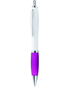 Stylo personnalisable en plastique avec clip en métal