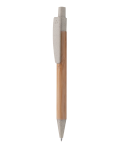 Stylos publicitaires personnalisés en bambou et bioplastique