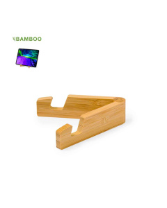 Support pliable pour appareil mobile en bambou