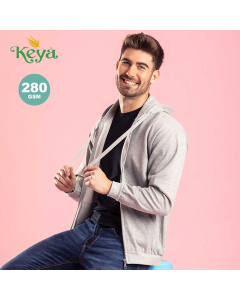 Sweat-shirt personnalisé fermeture zippée et capuche