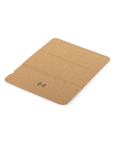 Tapis de souris en liège avec chargeur sans fil inclus
